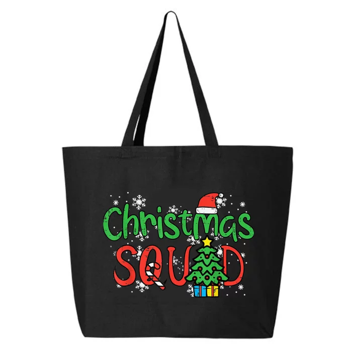 Christmas Squad Family Xmas Crew  Wo Boy Girls Kid 25L Jumbo Tote