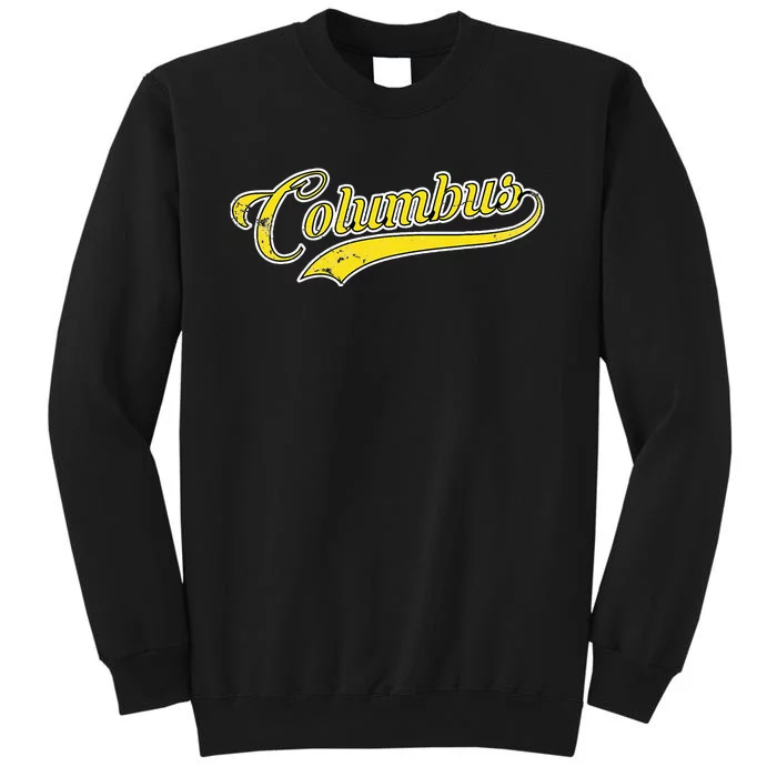 Columbus Soccer Fan Vintage Tall Sweatshirt