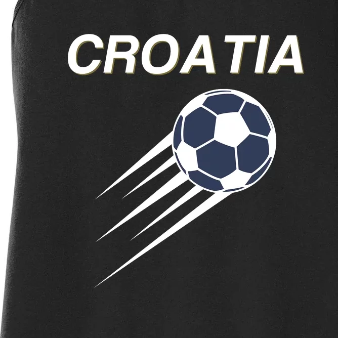 Croatia Soccer Football Croatian Women's Racerback Tank