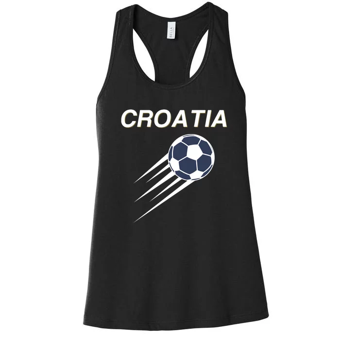 Croatia Soccer Football Croatian Women's Racerback Tank