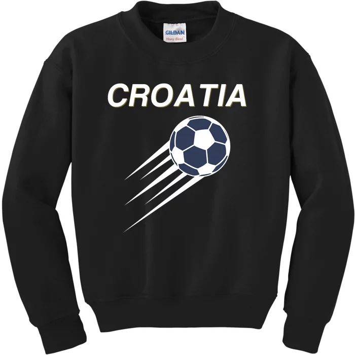 Croatia Soccer Football Croatian Kids Sweatshirt