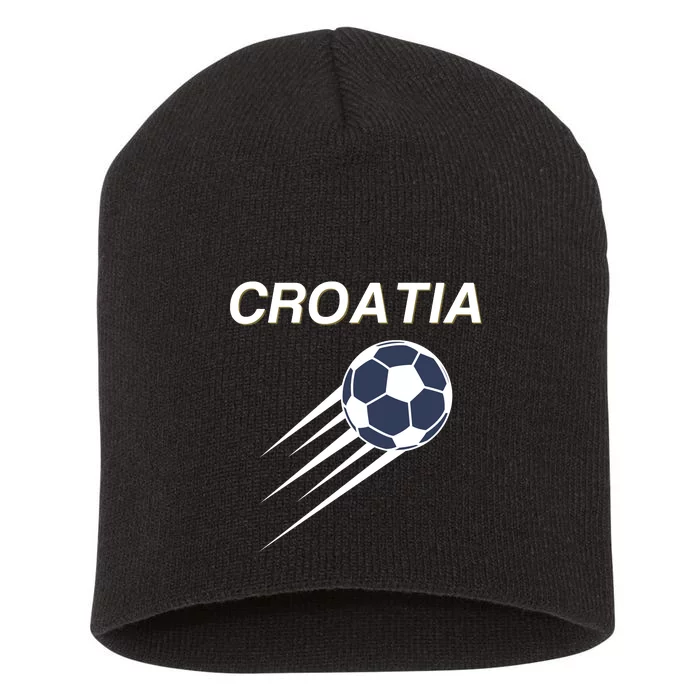 Croatia Soccer Football Croatian Short Acrylic Beanie