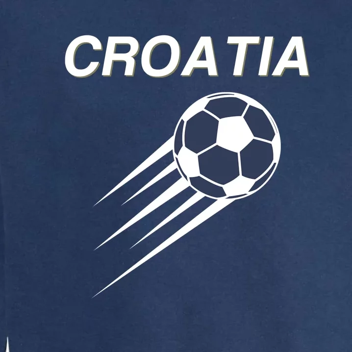 Croatia Soccer Football Croatian Garment-Dyed Sweatshirt