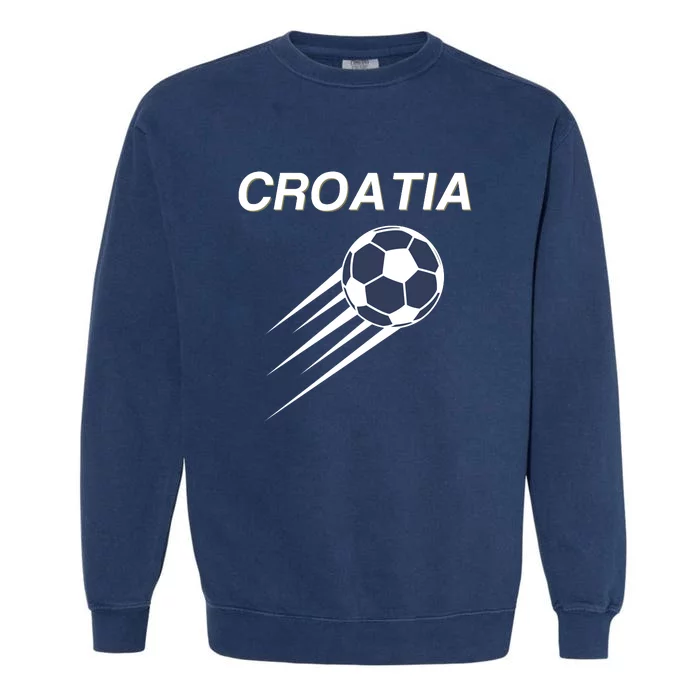 Croatia Soccer Football Croatian Garment-Dyed Sweatshirt