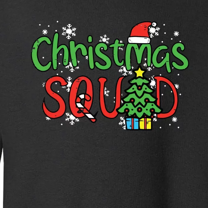 Christmas Squad Family Xmas Crew Women Boy Girls Kids Toddler Sweatshirt