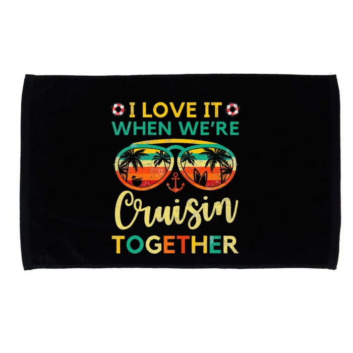 Cruise Ship Family Friends Matching Vacation Microfiber Hand Towel