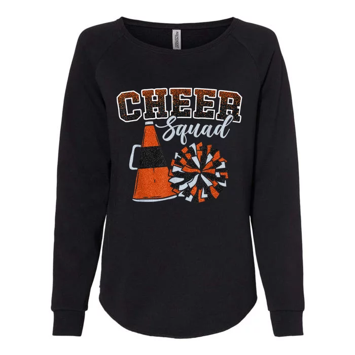 Cheer Squad Funny Cheerleader Cheerleading Orange Womens California Wash Sweatshirt