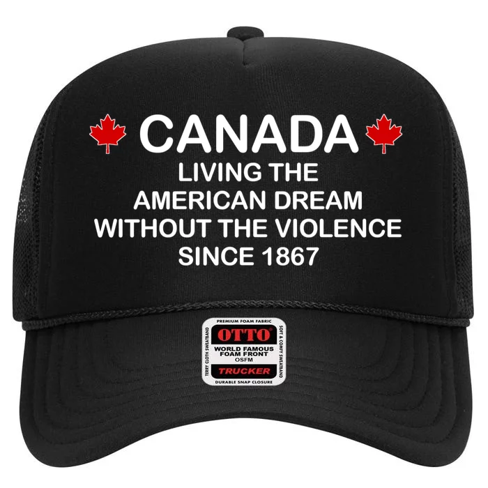 Canada Shirt From The Pentaverate. High Crown Mesh Trucker Hat