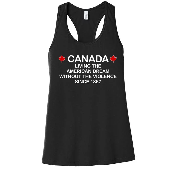 Canada Shirt From The Pentaverate. Women's Racerback Tank