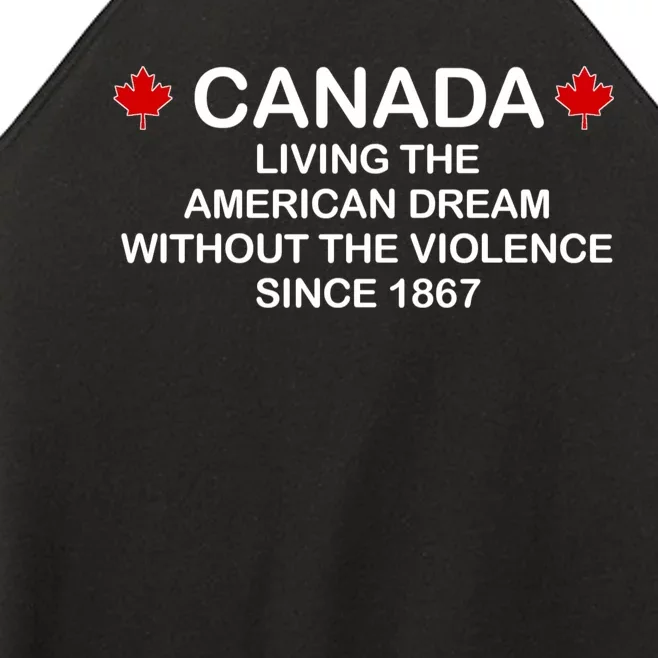 Canada Shirt From The Pentaverate. Women’s Perfect Tri Rocker Tank