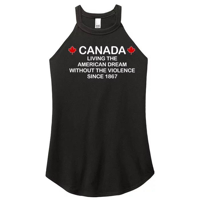 Canada Shirt From The Pentaverate. Women’s Perfect Tri Rocker Tank