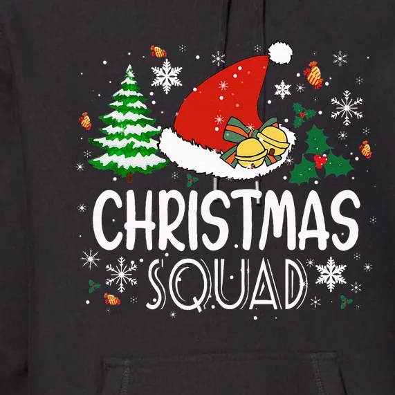 Christmas Squad Family Group Matching Christmas Pajama Party Premium Hoodie