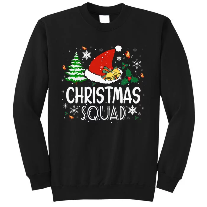 Christmas Squad Family Group Matching Christmas Pajama Party Tall Sweatshirt