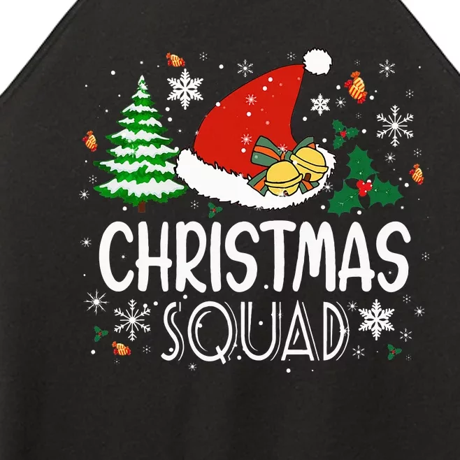 Christmas Squad Family Group Matching Christmas Pajama Party Women’s Perfect Tri Rocker Tank