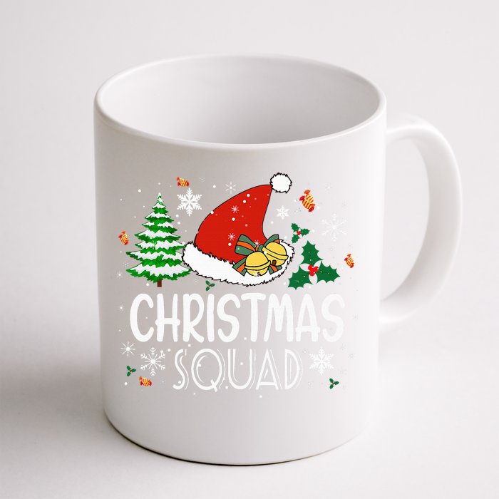 Christmas Squad Family Group Matching Christmas Pajama Party Front & Back Coffee Mug