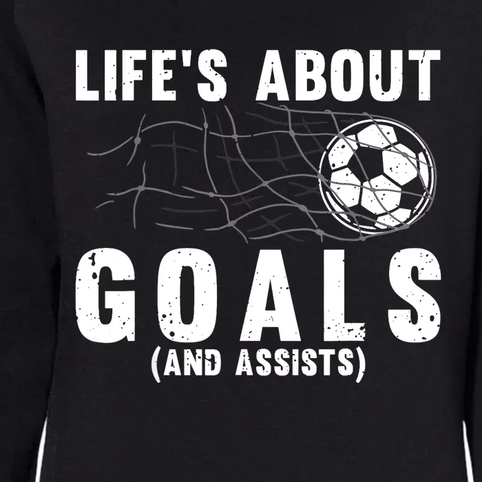 Cool Soccer For Soccer Lovers Player Football Goal Womens California Wash Sweatshirt