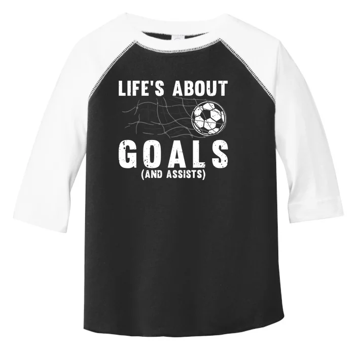 Cool Soccer For Soccer Lovers Player Football Goal Toddler Fine Jersey T-Shirt