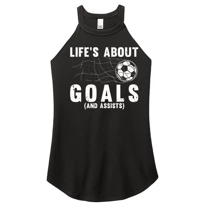 Cool Soccer For Soccer Lovers Player Football Goal Women’s Perfect Tri Rocker Tank