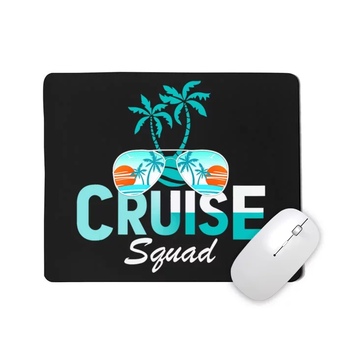 Cruise Squad Family Matching Cruise Trip Vacation Designs Tank Top Mousepad