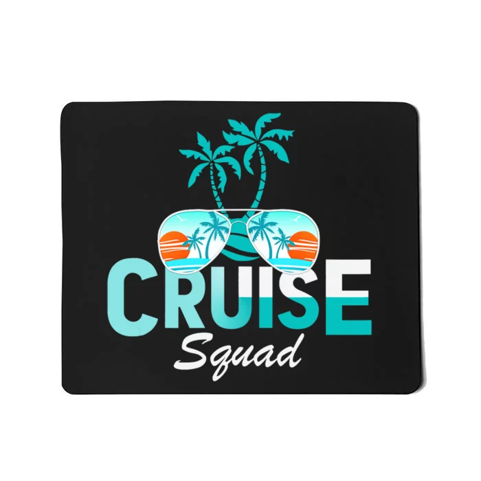 Cruise Squad Family Matching Cruise Trip Vacation Designs Tank Top Mousepad