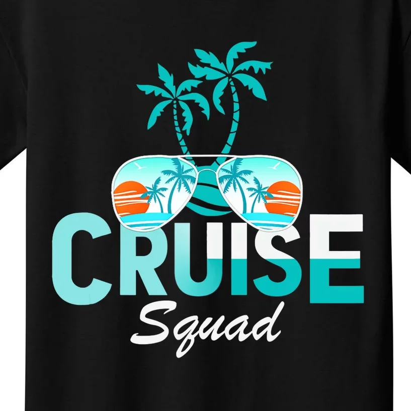 Cruise Squad Family Matching Cruise Trip Vacation Designs Tank Top Kids T-Shirt