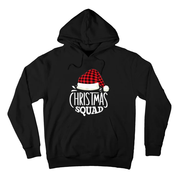 Christmas Squad Family Group Matching Christmas Pajama Party Hoodie