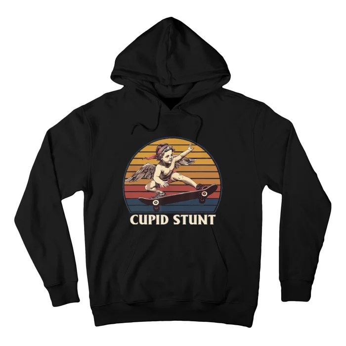 Cupid Stunt Funny Sarcastic Offensive Humor Embarrassing Hoodie