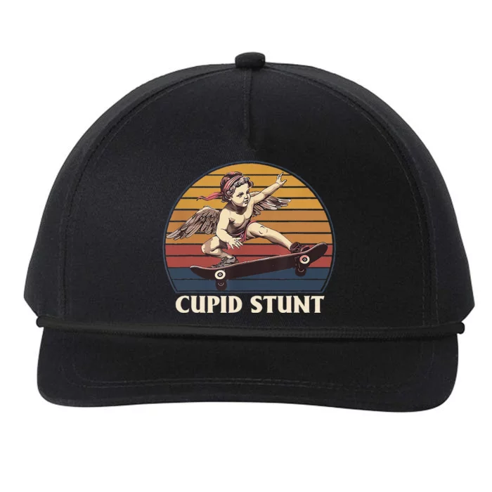 Cupid Stunt Funny Sarcastic Offensive Humor Embarrassing Snapback Five-Panel Rope Hat