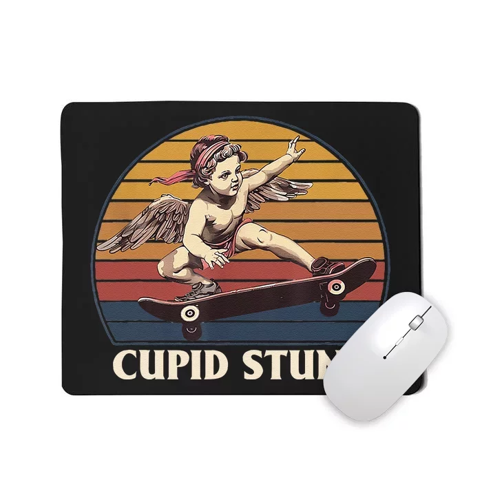 Cupid Stunt Funny Sarcastic Offensive Humor Embarrassing Mousepad