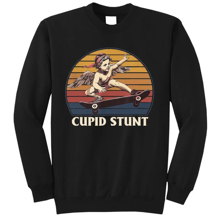 Cupid Stunt Funny Sarcastic Offensive Humor Embarrassing Tall Sweatshirt