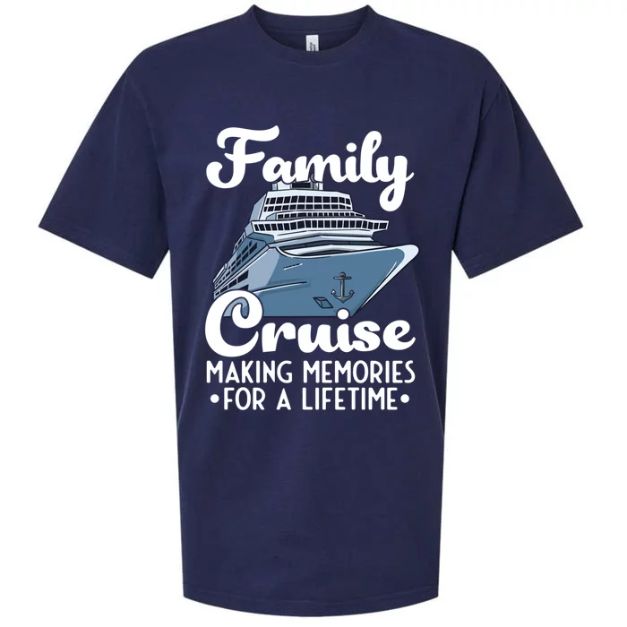 Cruise Ship Family Cruise Cruising Gift Sueded Cloud Jersey T-Shirt