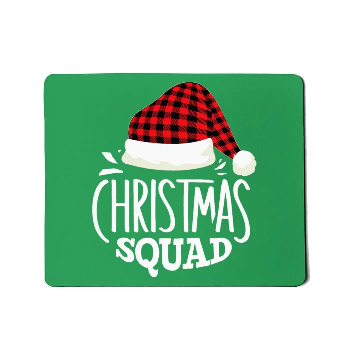 Christmas Squad Family Group Matching Christmas Pajama Party Mousepad