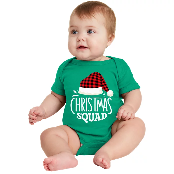 Christmas Squad Family Group Matching Christmas Pajama Party Baby Bodysuit