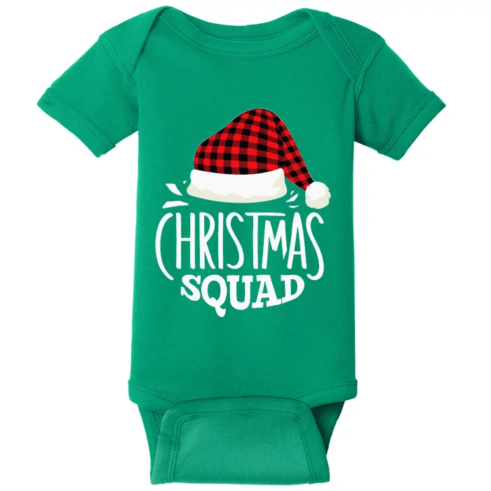 Christmas Squad Family Group Matching Christmas Pajama Party Baby Bodysuit