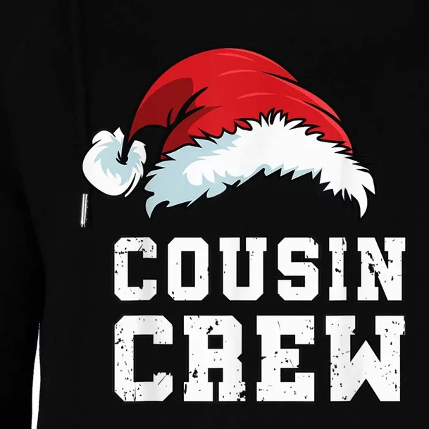 Christmas Shirt Family Matching Santa Squad Cousin Crew Womens Funnel Neck Pullover Hood