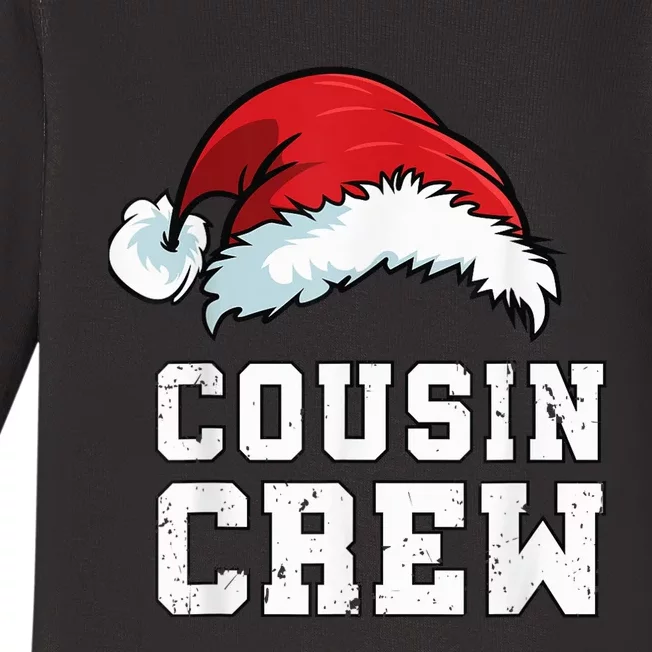 Christmas Shirt Family Matching Santa Squad Cousin Crew Baby Long Sleeve Bodysuit