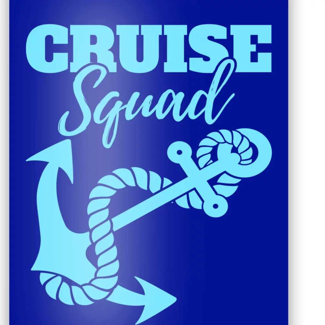 Cruise Squad Family Friends Matching Meaningful Gift Poster