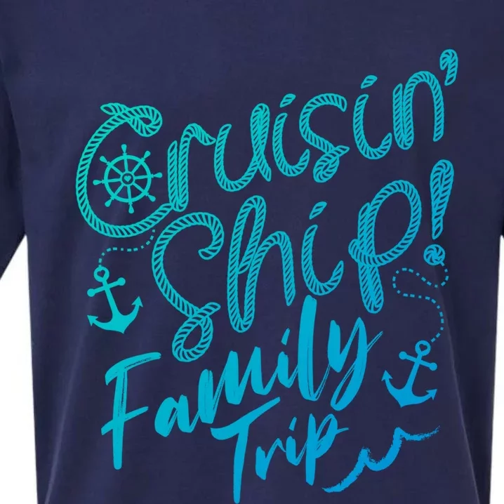 Cruise Squad Family Vacation Matching Fun Reunion Group Funny Gift Sueded Cloud Jersey T-Shirt