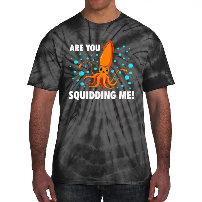 Cool Squid For Zoologist Octopus Fish Animal Tie-Dye T-Shirt