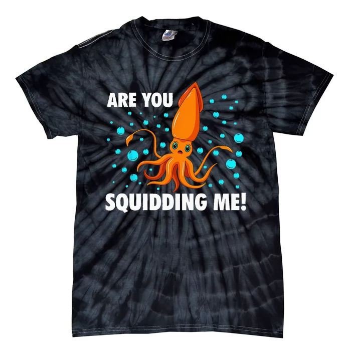 Cool Squid For Zoologist Octopus Fish Animal Tie-Dye T-Shirt