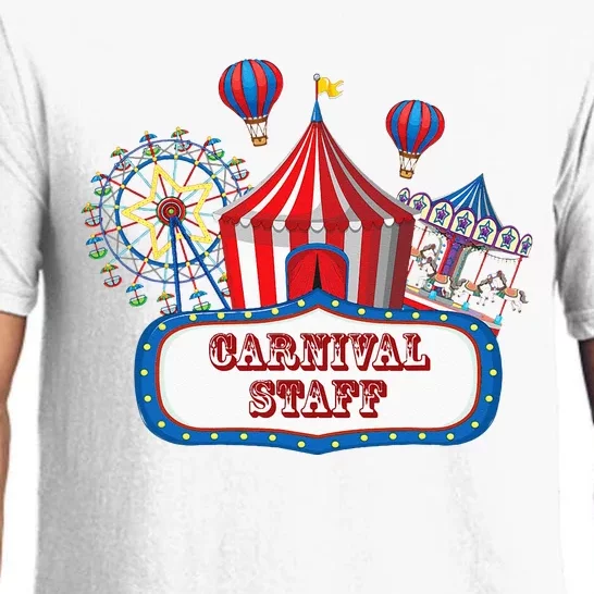 Carnival Staff For Circus Event Staff & Ringmaster Lover Pajama Set