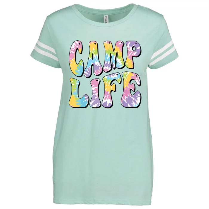 Camping Summer For Girl Summer Camp Life Retro Enza Ladies Jersey Football T-Shirt