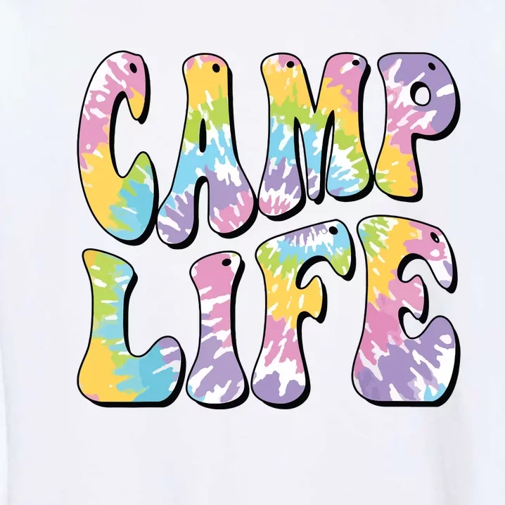 Camping Summer For Girl Summer Camp Life Retro Garment-Dyed Sweatshirt