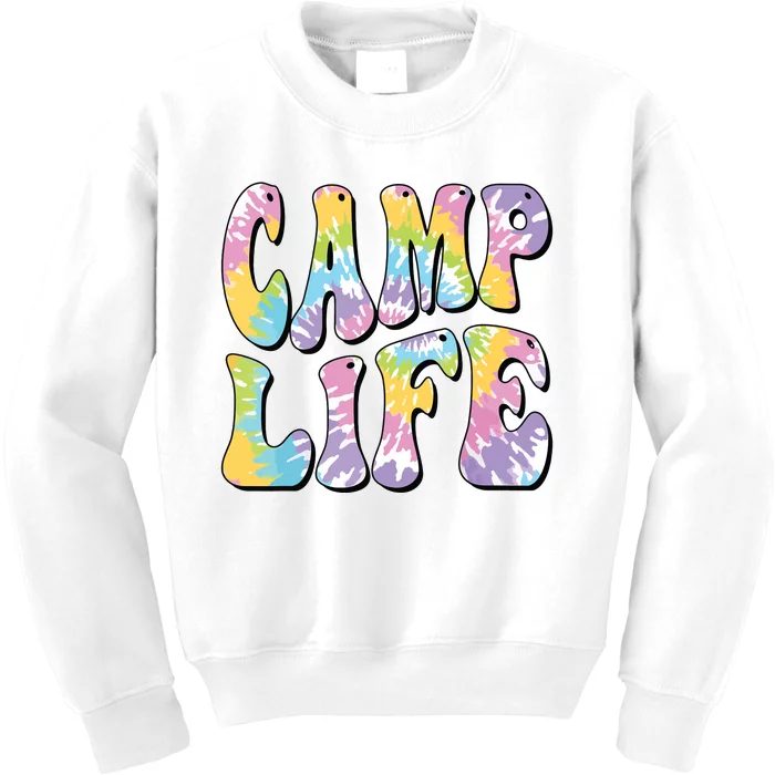 Camping Summer For Girl Summer Camp Life Retro Kids Sweatshirt