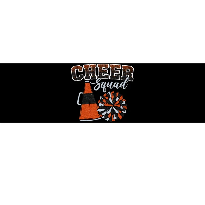 Cheer Squad Funny Cheerleader Cheerleading Orange Bumper Sticker