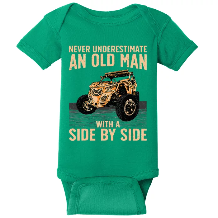 Cool Sxs For Grandpa Dad Offroad Baby Bodysuit