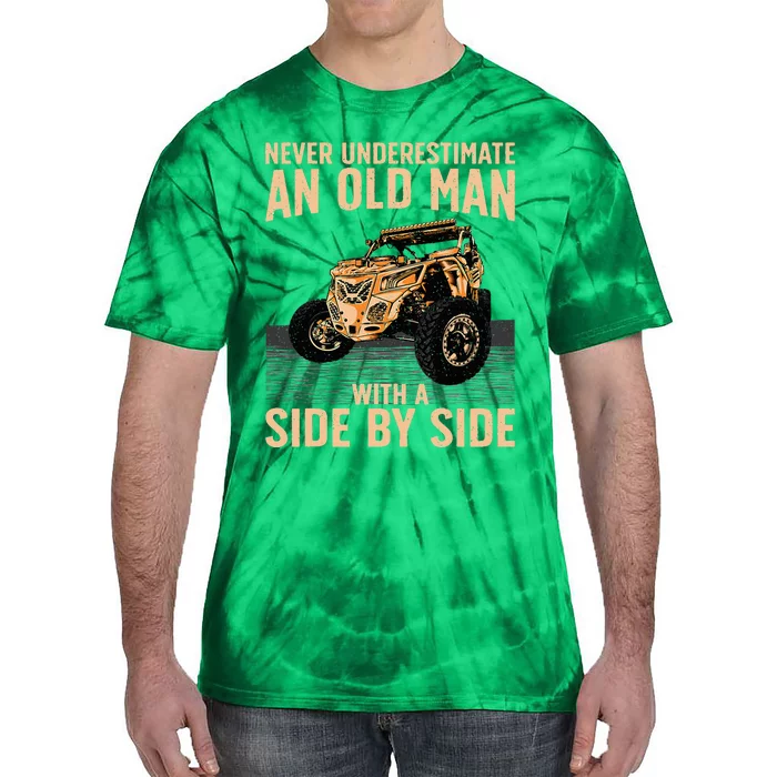 Cool Sxs For Grandpa Dad Offroad Tie-Dye T-Shirt