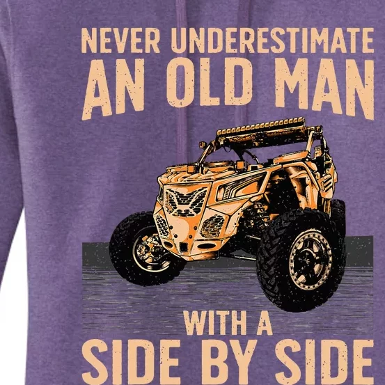 Cool Sxs For Grandpa Dad Offroad Women's Pullover Hoodie