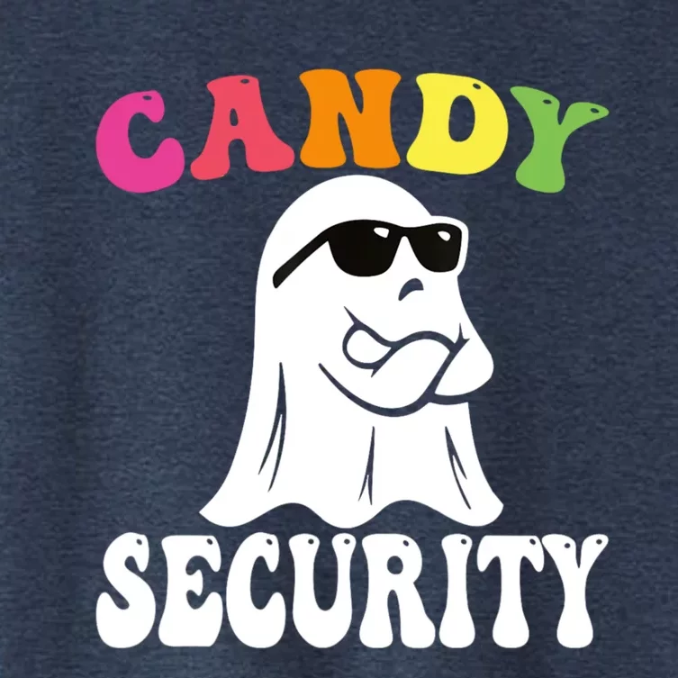 Candy Security Funny Halloween Costume Women's Crop Top Tee