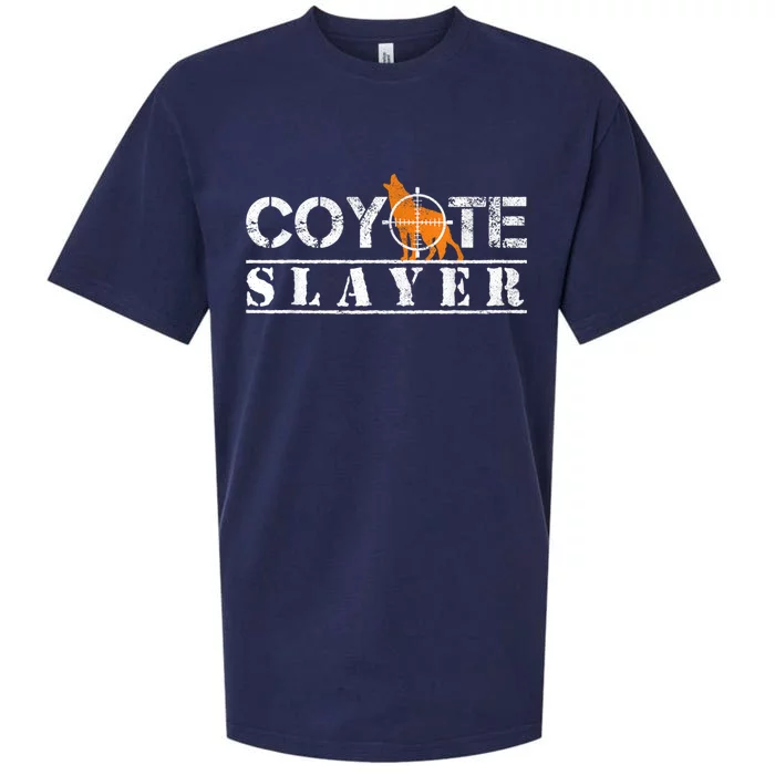 Coyote Slayer Funny Hunting For Coyote Hunters Sueded Cloud Jersey T-Shirt